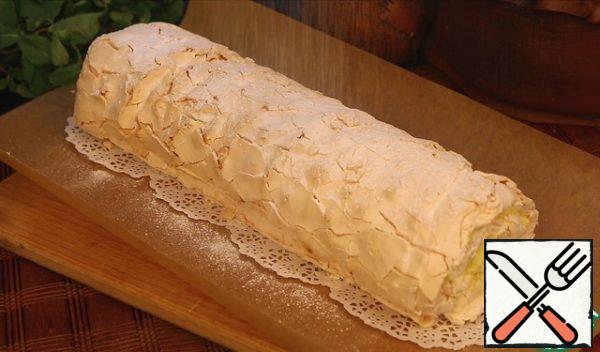 If desired, you can sprinkle with powdered sugar or cocoa...
