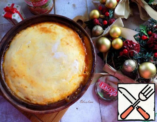 Potato Casserole with Beans in Italian Recipe
