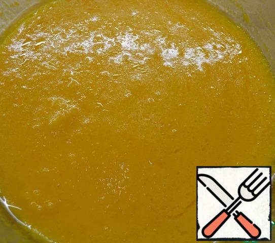 Add butter and milk to the puree. Stir.
