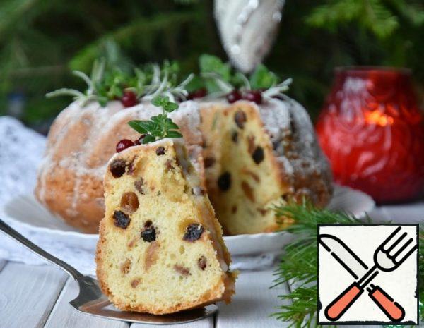 Christmas Cake with Dried Fruit Recipe