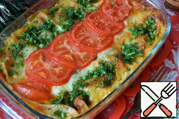 Casserole with Pasta, Eggplant and Meatballs Recipe