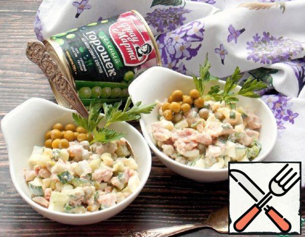 Salad with Tuna and Green Peas Recipe
