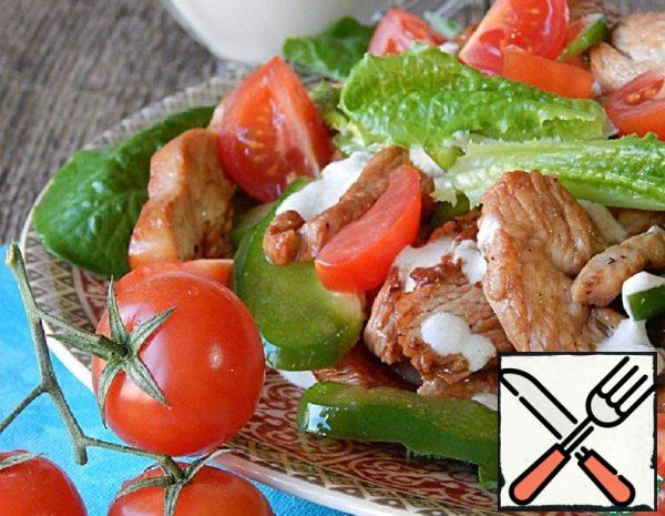 Salad with Turkey Breast Recipe