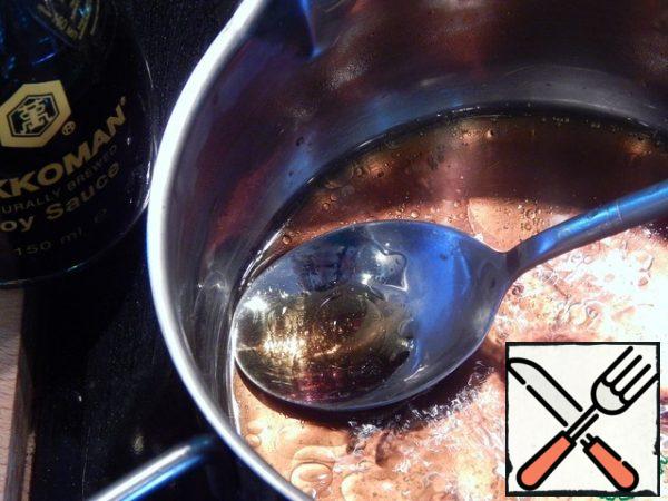 Add soy sauce.