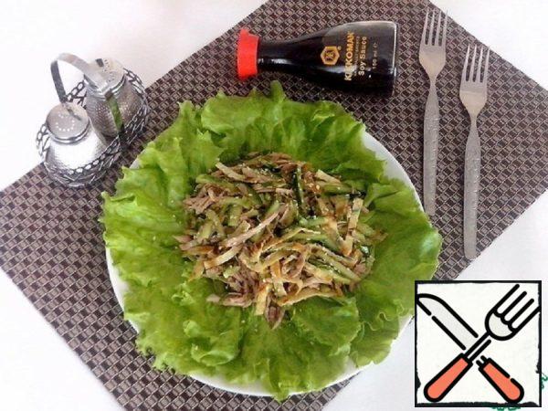 Salad with Chicken and Cucumber Recipe