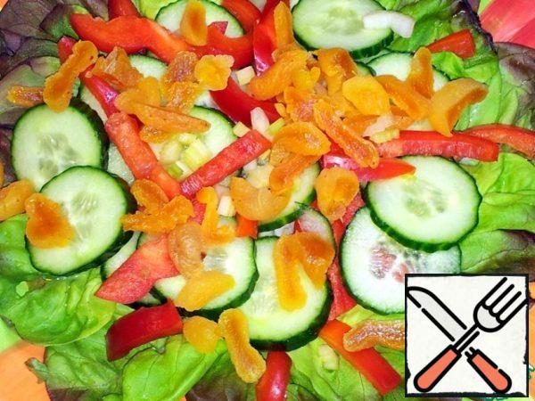 I spread it on peppers and cucumbers.