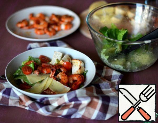 Caesar Salad with Prawns Recipe