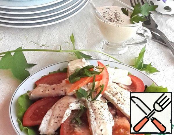Salad with Chicken and Mushrooms Recipe