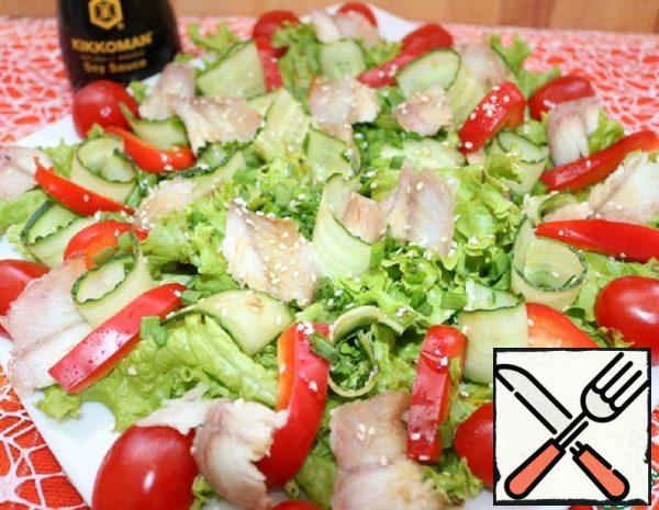 Salad with Eel Recipe