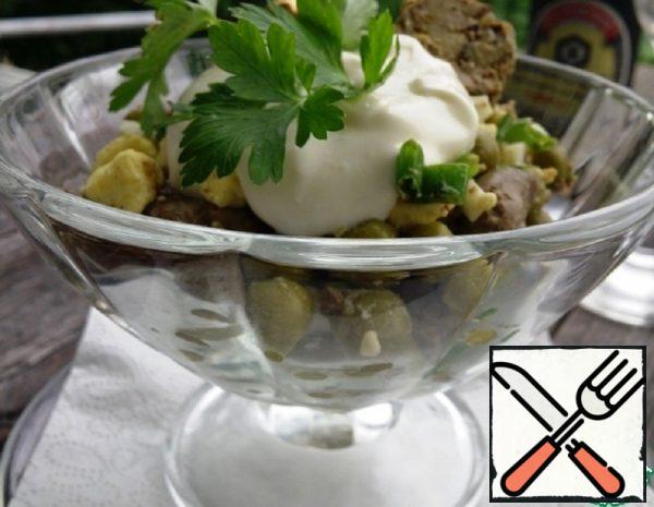 Liver Salad "Delicious and Simple" Recipe
