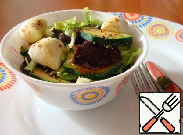 Beetroot and Mozzarella Salad with Soy Sauce Recipe