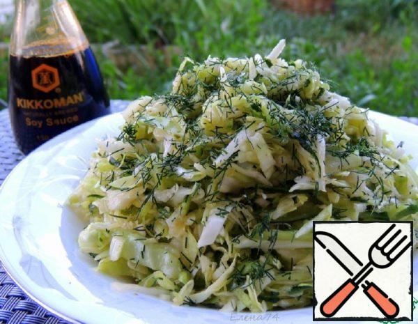 Cucumber and Cabbage Salad Recipe
