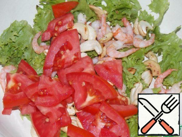 Add to the salad.