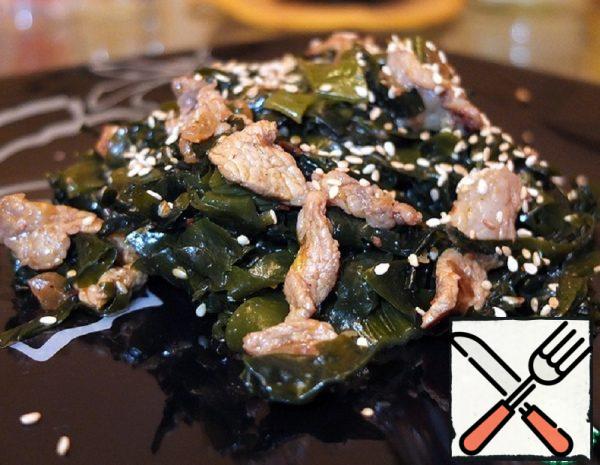 Seaweed Salad with Meat Recipe