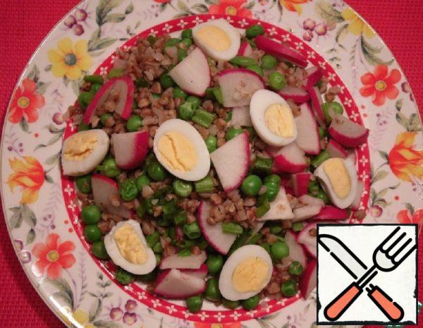 Salad with Buckwheat and Radish Recipe