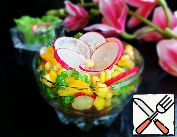 Salad with Radishes in Tomato Dressing Recipe