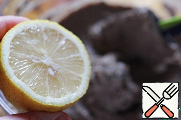 Add lemon juice and stir.