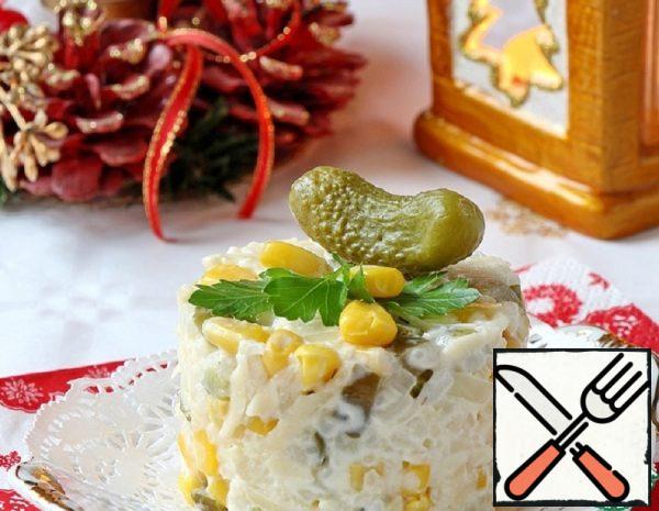 Salad "Cheese in French" Recipe