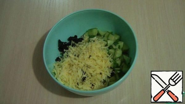 Then add the cheese.