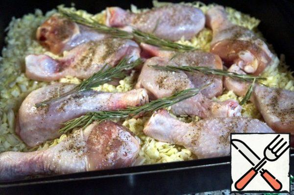 Put whole sprigs of rosemary on top.