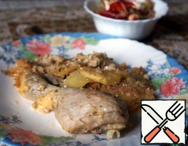 Chicken Drumsticks with Vegetables Recipe