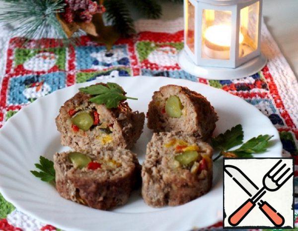 Meat Loaf with Cucumbers "Hangover" Recipe