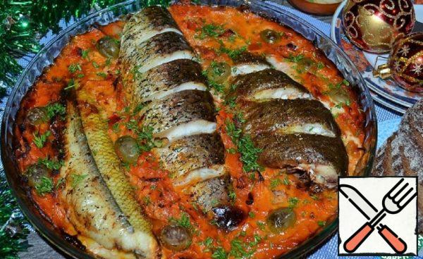 Fish Platter with Vegetables Recipe