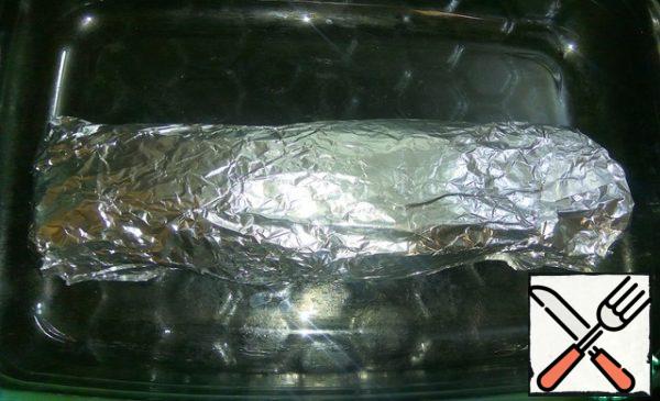 Wrap it tightly in foil.