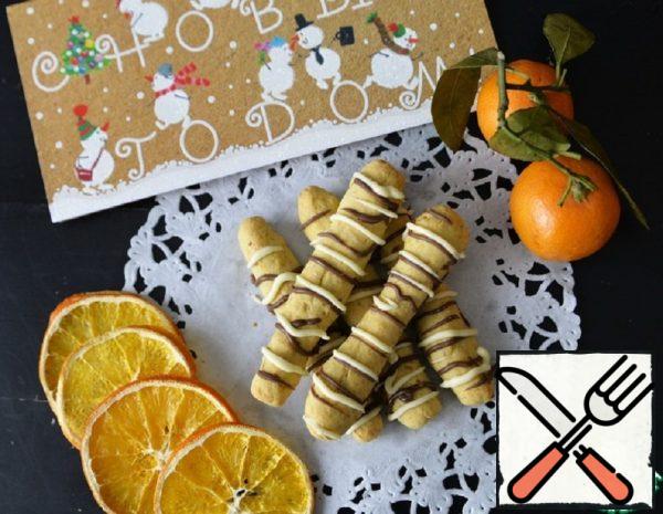 Christmas Sticks with Tangerines and Almonds Recipe
