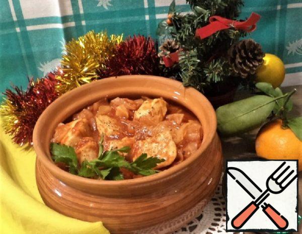 Chicken Fillet with Vegetables "Festive" Recipe