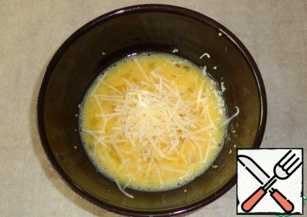 Add grated cheese and salt to taste. Mix it.