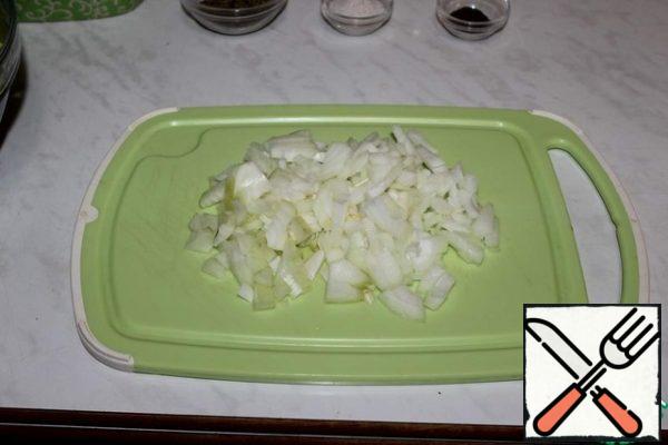 Chop the onion.
