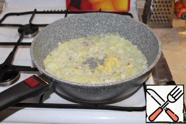 Add the garlic.