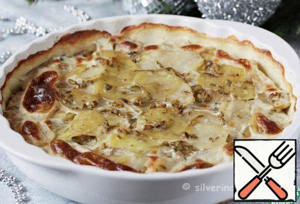 Potato Gratin with Olives Recipe