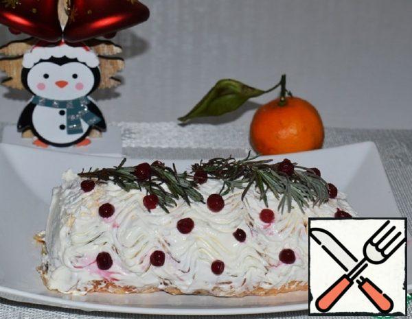 New Year's Log Snack Bar "Tronchetto" Recipe
