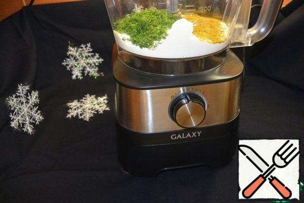I used a food processor to prepare the dressing.