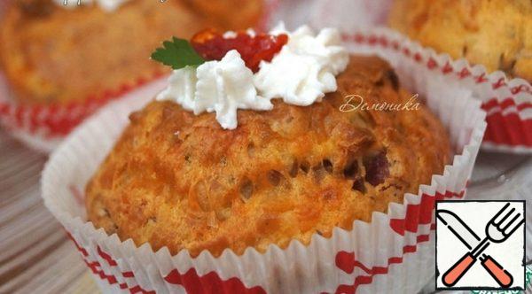 Snack Muffins with Cheese and Sausage Recipe