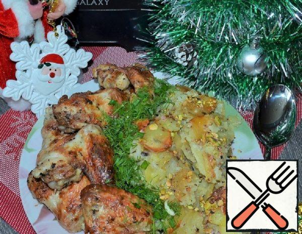 Chicken with Potatoes in Sour Cream Recipe