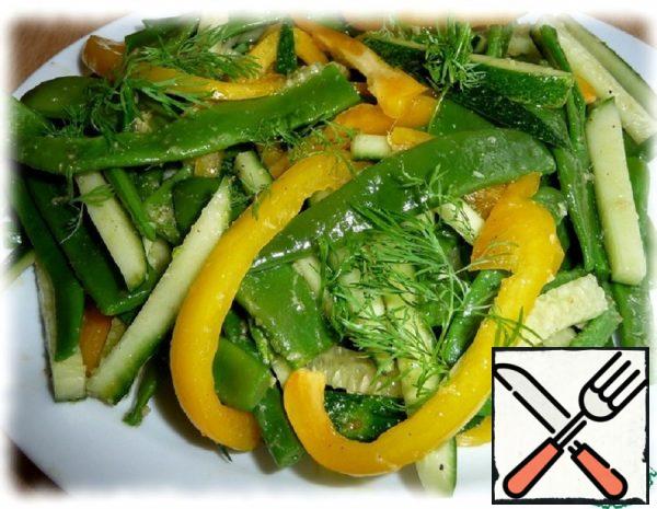 String Bean Salad with Vegetables Recipe