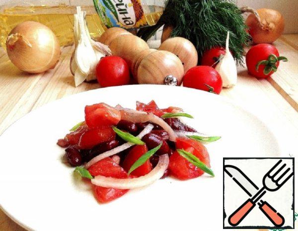 Salad with Tomatoes and Beans Recipe
