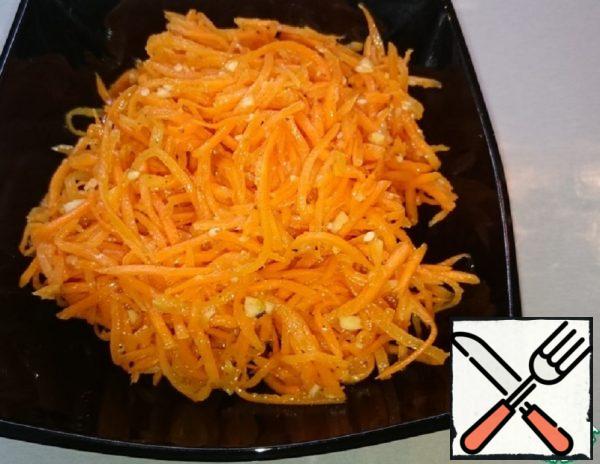 Carrots in Korean Recipe