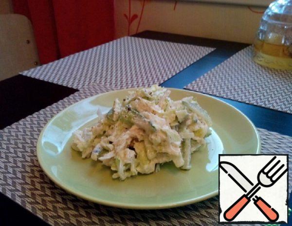 Salad with Cod and Iceberg Recipe