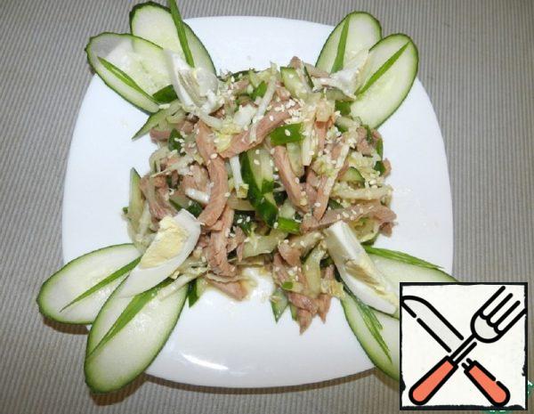 Vegetable Salad with Meat Recipe