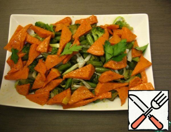 Pumpkin with Vegetables in Chinese Style Recipe