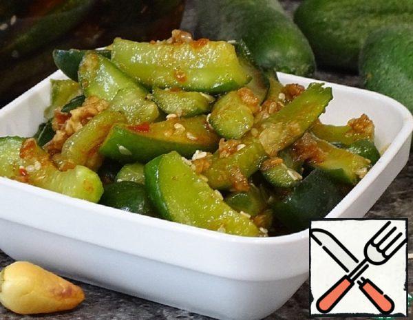 Sweet and Sour Cucumbers with Sesame Recipe