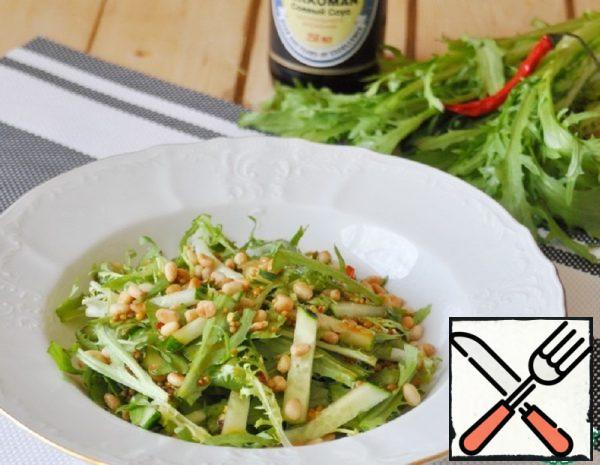 Salad with Arugula in Chinese Recipe