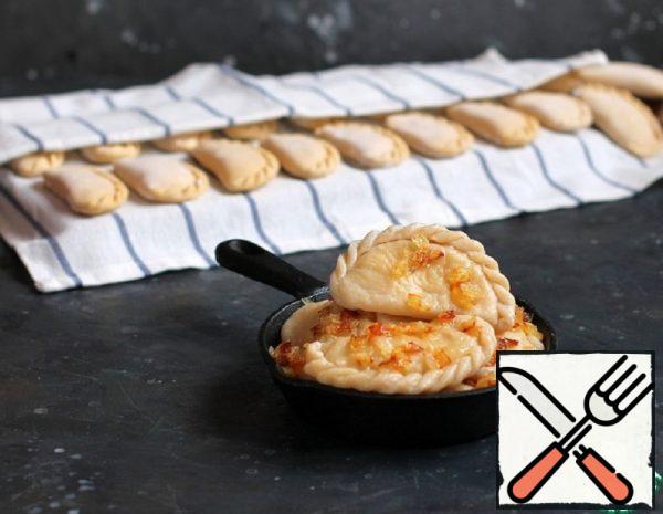Dumplings with Potatoes on Custard Dough Recipe