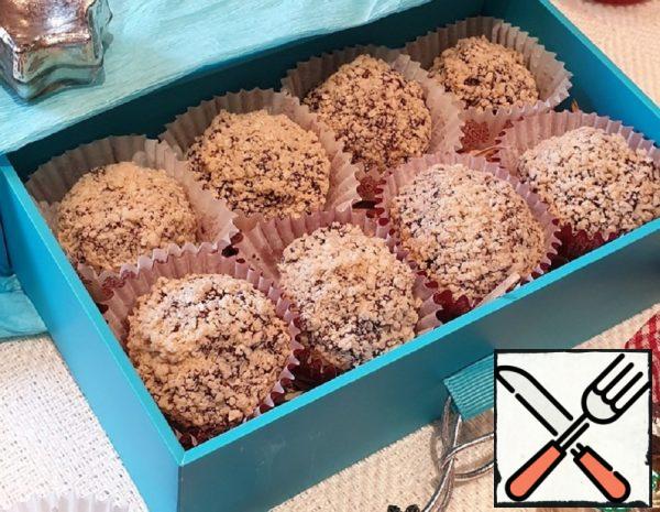 Chocolate Candies in Waffle Crumbs Recipe