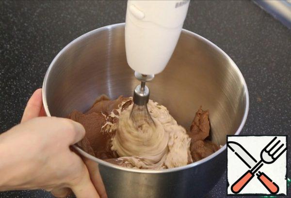Beat well with a mixer.