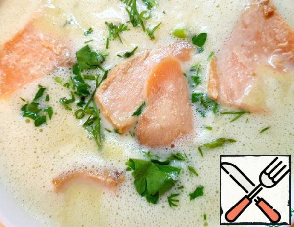 Fish Cream Soup with Leeks Recipe